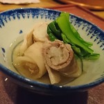 分田上 - セリの豚肉巻もお出汁うまうまうまいな〜(っ˘ڡ˘ς)