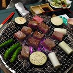 Resutoramberubi - 炭火でお好きな焼き加減で頂きます