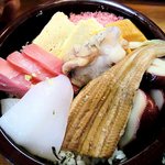 寿司鉄 - 寿司鉄 ＠平和台 ランチちらし 煮穴子を伸ばして