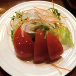 寿司鉄 - 寿司鉄 ＠平和台 ランチに付くサラダ