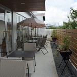 オウ ショウ カフェ - テラス席