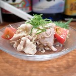 笑菜酒家 みや美 - 冷しゃぶサラダわさび胡麻ドレ