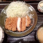 ごはん処 かつ庵 - ロースカツ定食（¥690）