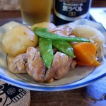 灯 - 鶏肉の肉じゃが