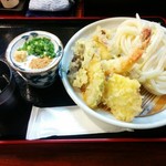 さぬき純手打ちうどん弌條製麺 - 盛り合わせ天ざるうどん