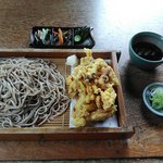 羽前屋 - 料理写真:下足天もりそば大盛り1000円