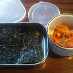 チーズタッカルビ&クッパ プサンアジメ - キムチ、韓国のり