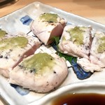 美味しい焼鳥 鳥栄 - ササミわさび 600yen