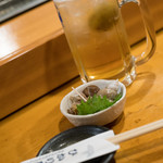 光寿司 - 2018.5 ツブ煮（お通し）