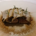 ete - 鮑 筍 ヘーゼルナッツ 鮑の肝のソース