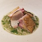 ete - ホロホロ鳥股肉 サマートリュフ香るスープ仕立て