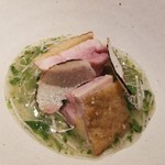 ete - ホロホロ鳥股肉 サマートリュフ香るスープ仕立て