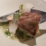 ete - ホロホロ鳥股肉 サマートリュフ香るスープ仕立て