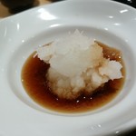 天冨良 いわ井 - 大根おろしと天つゆ