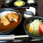 お家のとんかつ亭 - ヒレかつカレー全体図