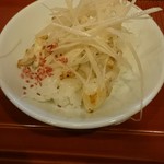 蓬左茶寮 - 御替り②:アオリイカ下足と新生姜のスダチご飯