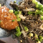 焼肉ホルモンたんど - ねぎたっぷりセンマイ刺し