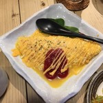 Sumibiyaki Tori Raku - チェダーチーズ入り たまご焼き