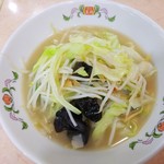 餃子の王将 - 季節限定の野菜タンメン