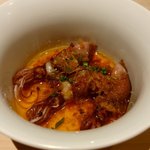 銀座 やまの辺 江戸中華 - ほたるいかのアヒージョ