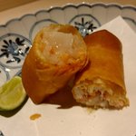 銀座 やまの辺 江戸中華 - 春巻き　2種