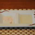 Minematsu - 岩塩、レモン水