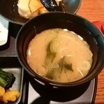 青柚子 - 銀ダラ紅白西京焼きと揚げ出し豆腐御膳