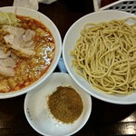 麺屋 歩夢 - 【2018.5.26】つけ麺¥850+魚粉¥100