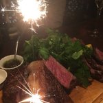 Bistro Gallo - お肉の盛り合わせ登場。盛り上がります