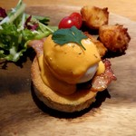 86553923 - エッグベネディクト(ベーコン)1個600円