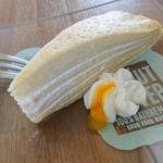 ミラノ - パスタセットの、ミルクレープ