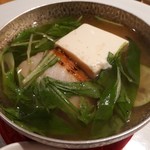 スダチ - 「金目鯛　九条ねぎ　水菜　豆腐鍋」