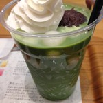 Nana's green tea - 抹茶白玉あずきラテ　615円