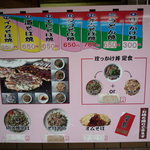 道 - 焼そばメニュー：：看板