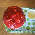 雪みるく - 練乳かけるとこくが出て美味しい～