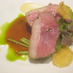 ラチュレ - 仔羊の岩塩包み焼き　ジュのソース