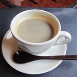 石釜亭 - 最後はコーヒーをいただいて至福のランチは終了です。 