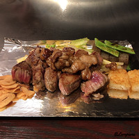 ニュー松坂 布施本店 - ランチの欧州牛のサーロイン
