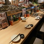 UOHARU - カウンター席※厳選食材を見たり、調理をしている所を見ながら、お食事出来る特別席