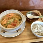 野菜料理 旬采亭 - 旬采亭オリジナル『トムヤム・クン』(\1,550)　七穀米チョイス