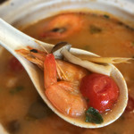 野菜料理 旬采亭 - 旬采亭オリジナル『トムヤム・クン』(\1,550)