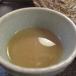 蕎茶亭まるやま - 蕎麦湯割り