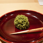 銀座 しのはら - 蓬のきんとん