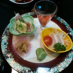 富士屋会館 - 前菜・・・季節の盛り合わせ