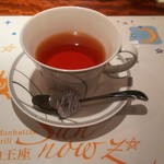 Manhattanguriru Sannouza - ランチ（ホット紅茶）