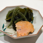 うを徳 - 2018.5 余市アンキモ 鳴門ワカメ 沖縄クビレズタ（海ぶどう）