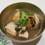 うを徳 - 2018.5 京都賀茂茄子と大原メガイアワビのお椀