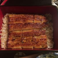 うなぎ割烹 大江戸 - コースの〆のうな重。身はホクホク、ふっくら。タレも絶妙な旨さ、香ばしさ。