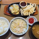 Yayoi Ken - 4種のチーズハンバーグ定食