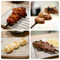 焼鳥 おみ乃 - 血肝・まるはつ・白玉・砂肝